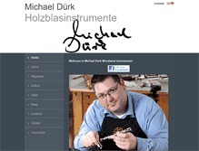 Tablet Screenshot of michael-duerk.com